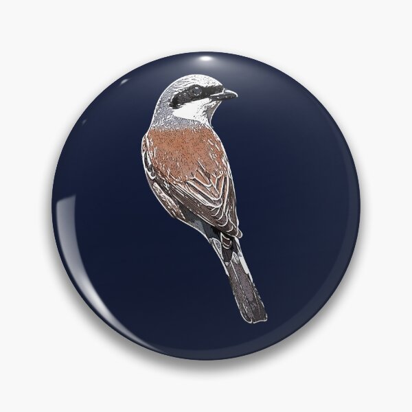 Item preview, Red-backed Shrike White Alternate Design  designed and sold by designsasstultd.