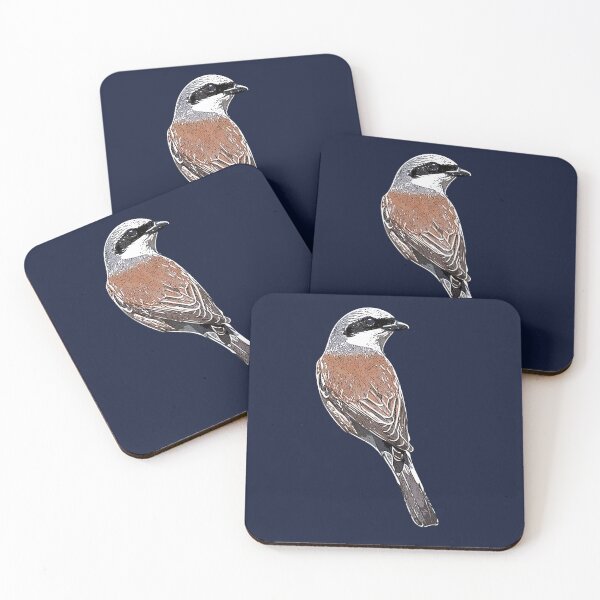 Item preview, Red-backed Shrike White Alternate Design  designed and sold by designsasstultd.