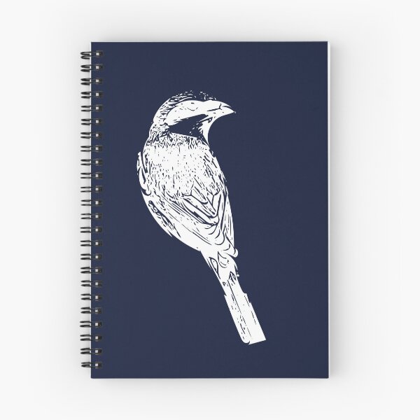 Item preview, Red-backed Shrike White Design  designed and sold by designsasstultd.