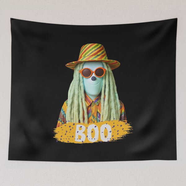 Item preview, Sombrero Ghost Boo: Cool & Spooky Splash Art designed and sold by Colorful-Garden.
