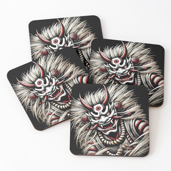 Item preview, Fierce Oni Warrior - Traditional Ukiyo-e Japanese Yokai Art designed and sold by Archaic-Designs.