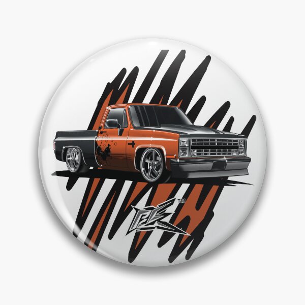 Item preview, c10 pickup truck orange  designed and sold by NaquashM.