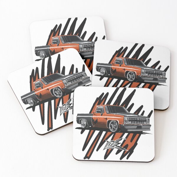 Item preview, c10 pickup truck orange  designed and sold by NaquashM.