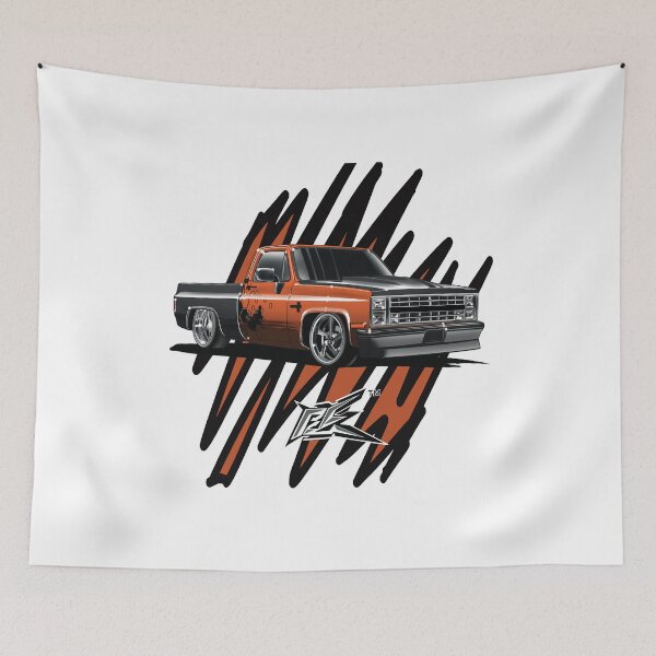 Item preview, c10 pickup truck orange  designed and sold by NaquashM.