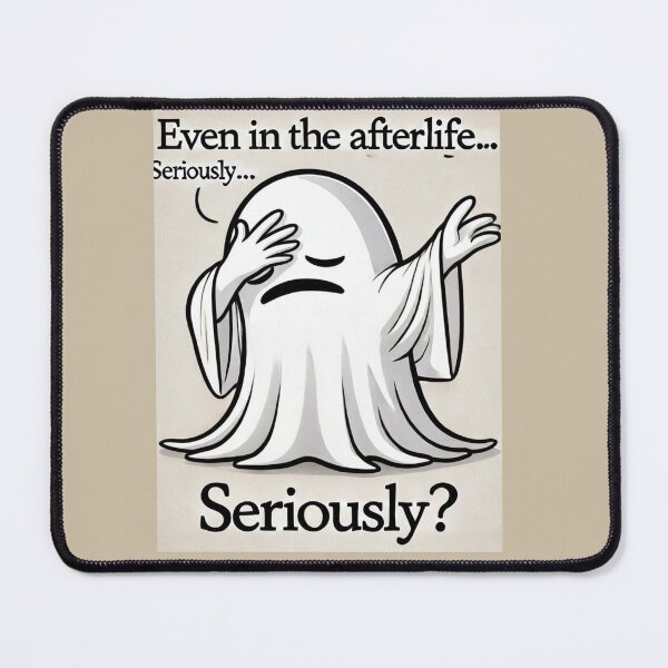 Item preview, Disapproving Ghost Even in the afterlife... seriously? Facepalm Ghost. designed and sold by FindYouByZ.
