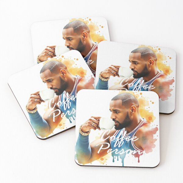 Item preview, Lebron James is drinking Coffee watercolor Painting  designed and sold by Juana-.