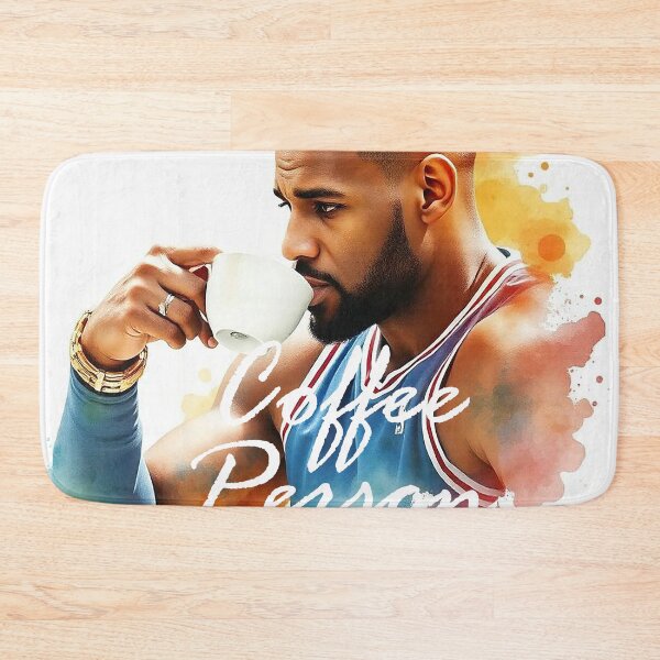 Item preview, Lebron James is drinking Coffee watercolor Painting  designed and sold by Juana-.