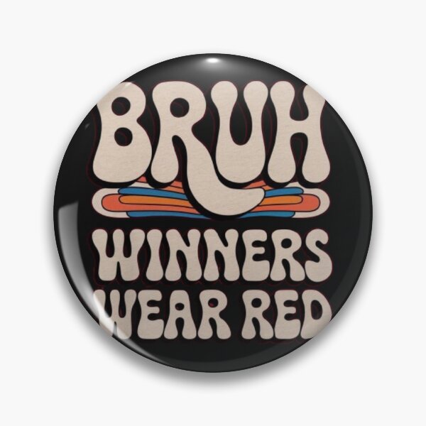 Item preview, Winners Wear Red Team Spirit Week Game Sports day Groovy designed and sold by SztylishDesigns.
