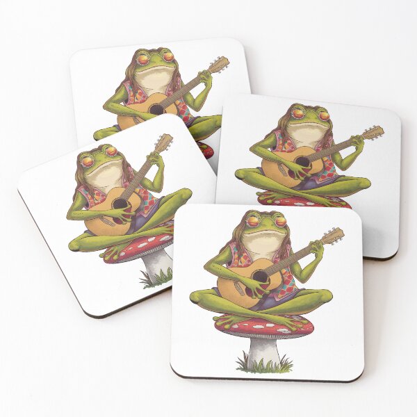 Item preview, Hippy Frog designed and sold by Angry Swan Designs.