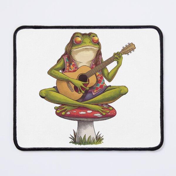 Item preview, Hippy Frog designed and sold by Angry Swan Designs.