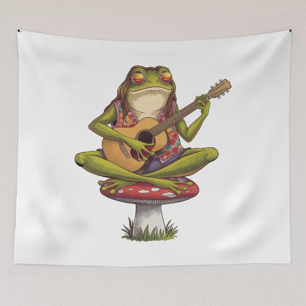 Item preview, Hippy Frog designed and sold by Angry Swan Designs.