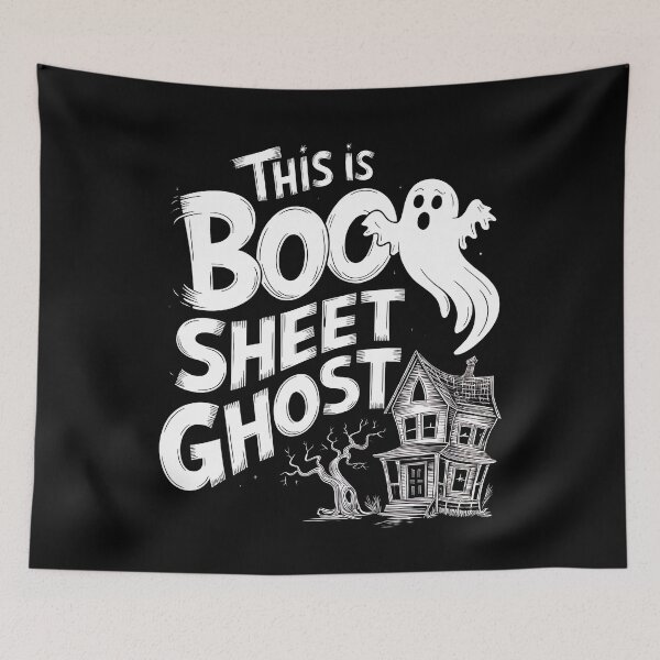 Item preview,  This is Boo Sheet Ghost Funny Halloween Tee  designed and sold by Magic-Humor.