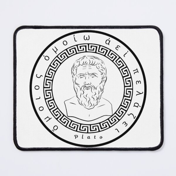 Item preview, "Όμοιος Ομοίω Αεί Πελάζει" – Like Attracts Like, Plato designed and sold by GreekLander.