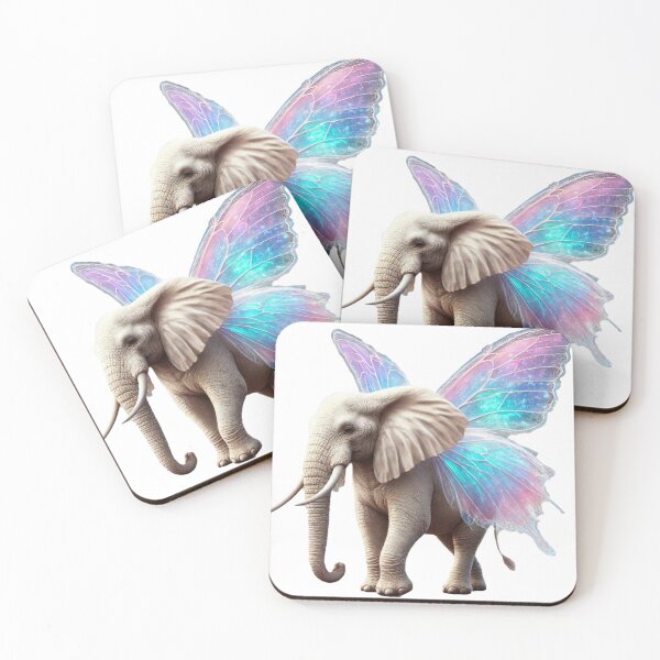 Item preview, Dream Big, Fly High. Winged Elephant. Mystic and Magic Life. designed and sold by GlowUpLook.