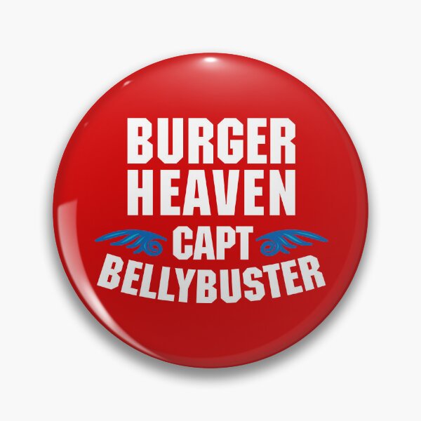Artikelvorschau, Burger Heaven Kapitän Bellybuster entworfen und verkauft von pygmycreative.
