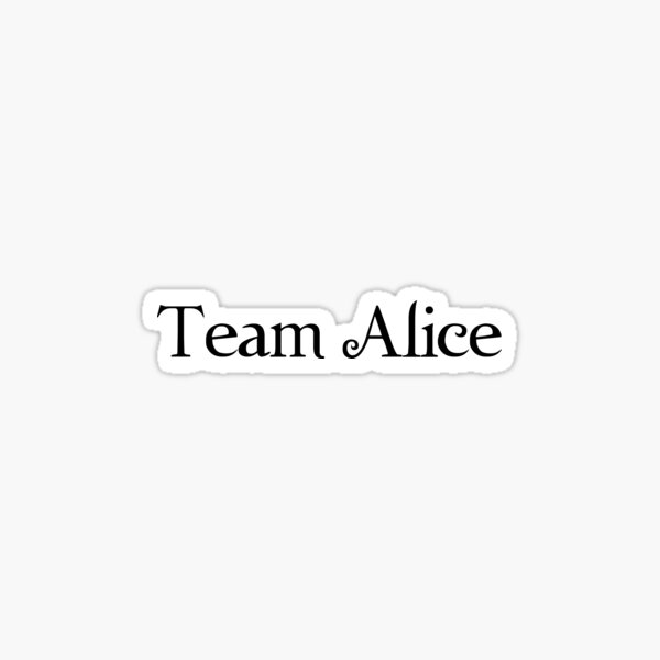 Team Alice Sticker