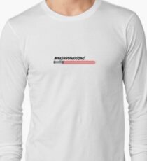 Red Lightsaber Sound Long Sleeve T-Shirt