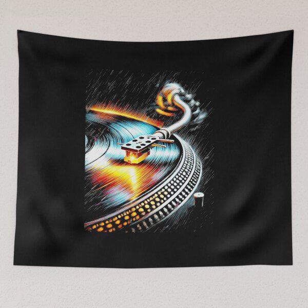 Item preview, High-Contrast Vinyl Turntable Design designed and sold by Tabu Touch.