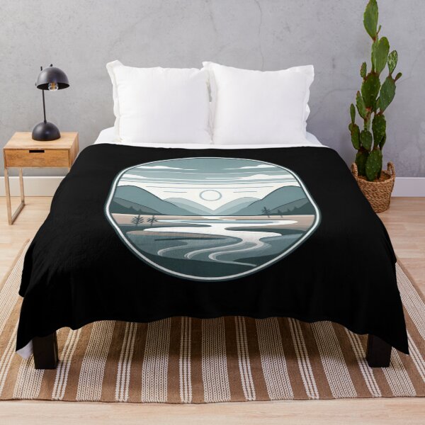 Item preview, Serene Mountain Lake designed and sold by IllumeInk.