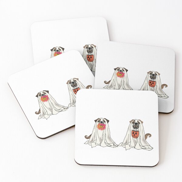 Item preview, Dogs waiting for Halloween treats designed and sold by carebear66.