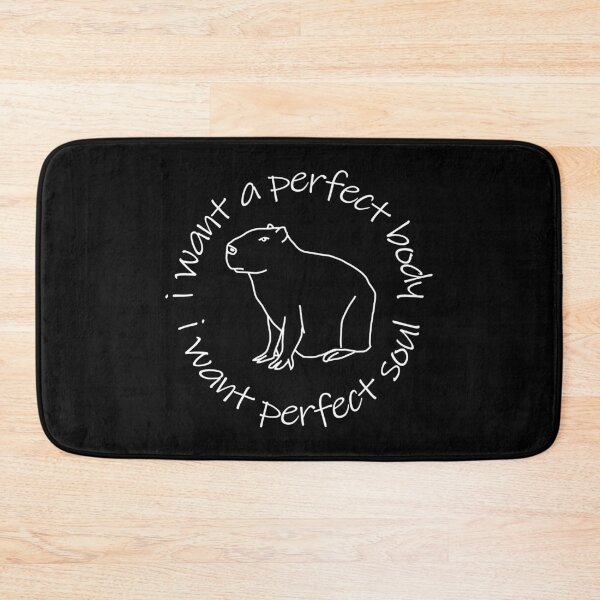 Item preview, Capybara I Want a Perfect Body I Want Perfect Soul designed and sold by ellenhenry.