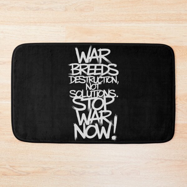 Item preview, Anti-War - "War Breeds Destruction, Not Solutions" - STOP ANY WAR NOW! designed and sold by paulo silveira.