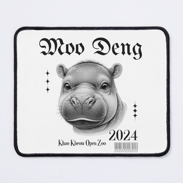 Item preview, Moo Deng - Gothic Hippo 2024 designed and sold by GorinART.