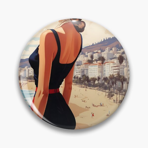 Item preview, Viña del Mar Chile Retro Vintage Poster Tourism  designed and sold by TravelersGems.