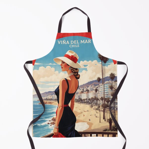 Item preview, Viña del Mar Chile Retro Vintage Poster Tourism designed and sold by TravelersGems.
