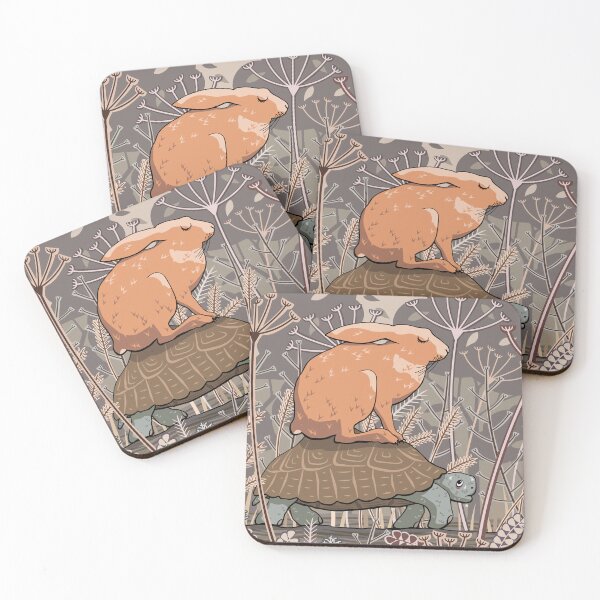 Item preview, Tortoise and Smarter Hare Illustration designed and sold by Hadrianwild.
