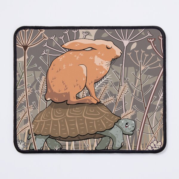 Item preview, Tortoise and Smarter Hare Illustration designed and sold by Hadrianwild.