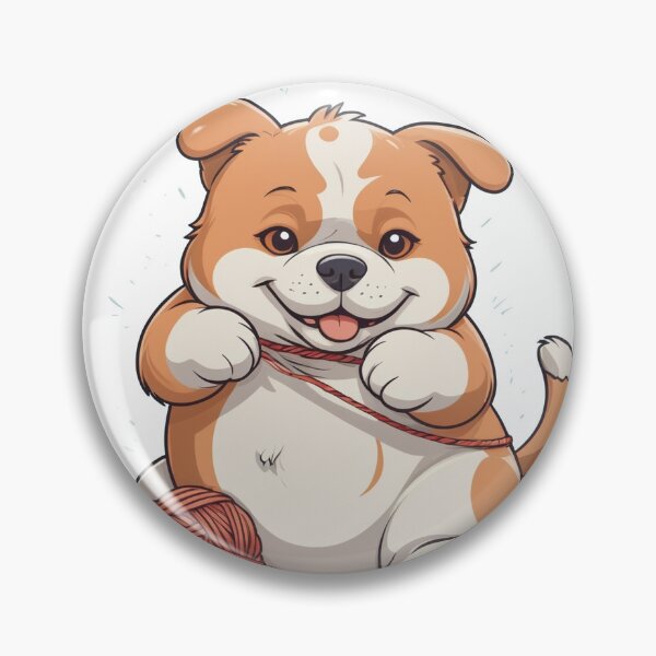Artikelvorschau, Entzückende mollige Hundeillustration - süßes und verspieltes Design entworfen und verkauft von Icenutikul1122.