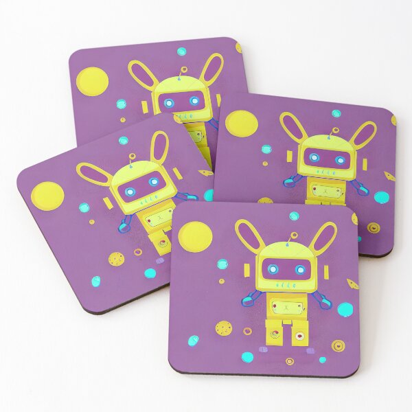 Item preview, Yellow Bunny Robot designed and sold by omgnovalynn.