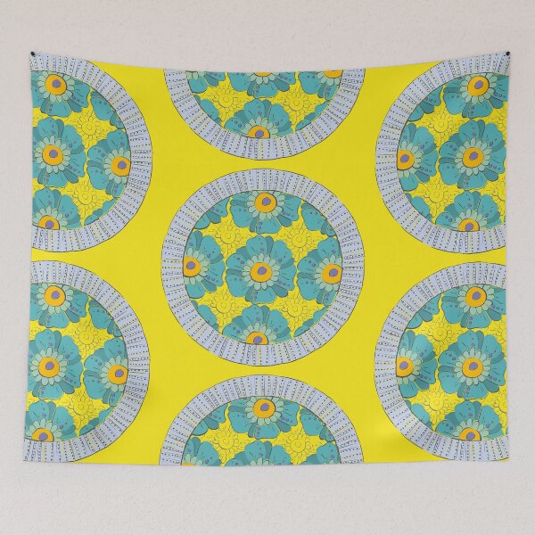 Item preview, sunny flowerbed designed and sold by fantasina.