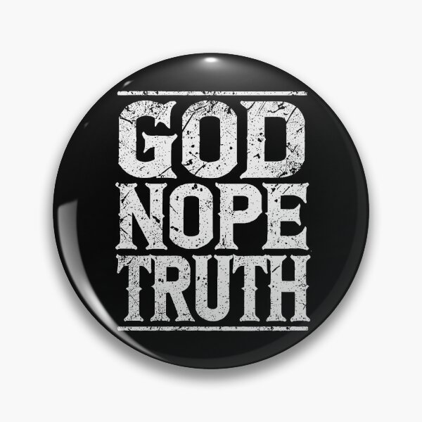 Item preview, Bold Distressed "GOD NOPE TRUTH" Statement Design designed and sold by Tabu Touch.