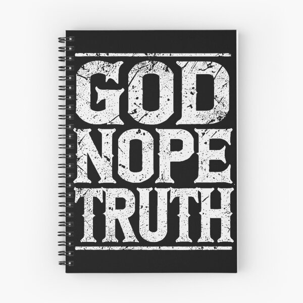 Item preview, Bold Distressed "GOD NOPE TRUTH" Statement Design designed and sold by Tabu Touch.