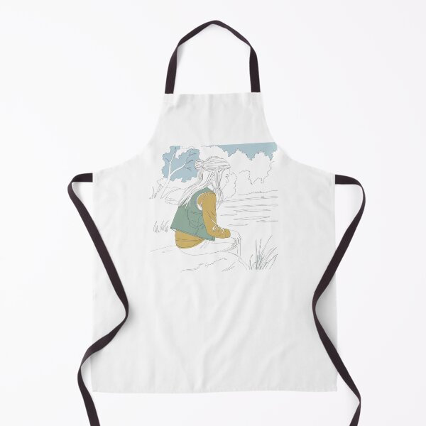 Item preview, Girl in the lake artistic linedrawing designed and sold by Newhyperion.