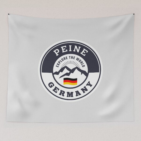 Item preview, Escudo de armas de Peine, Alemania, en blanco y negro designed and sold by World Designs.