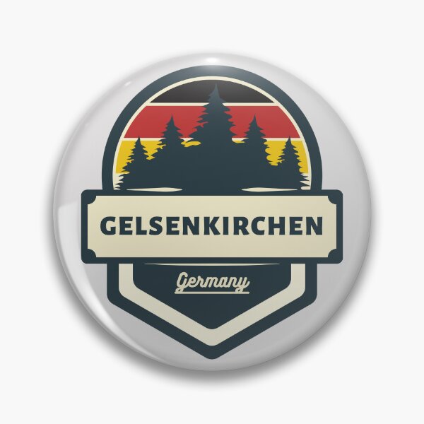 Item preview, Gelsenkirchen Germany Retro Vintage Badge designed and sold by World Designs.