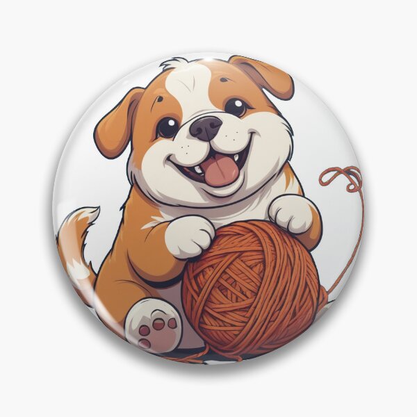 Artikelvorschau, Entzückende mollige Hundeillustration - süßes und verspieltes Design entworfen und verkauft von Icenutikul1122.