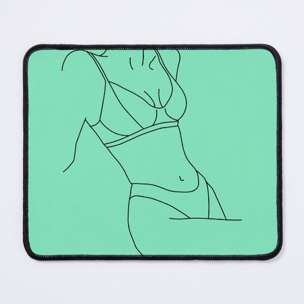 Item preview, Female figure. linear drawing of a beautiful female body. designed and sold by JSWDESIGNS.