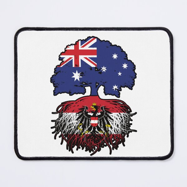 Item preview, Austria Austrian Australian Australia Tree Roots Flag designed and sold by FlagX.