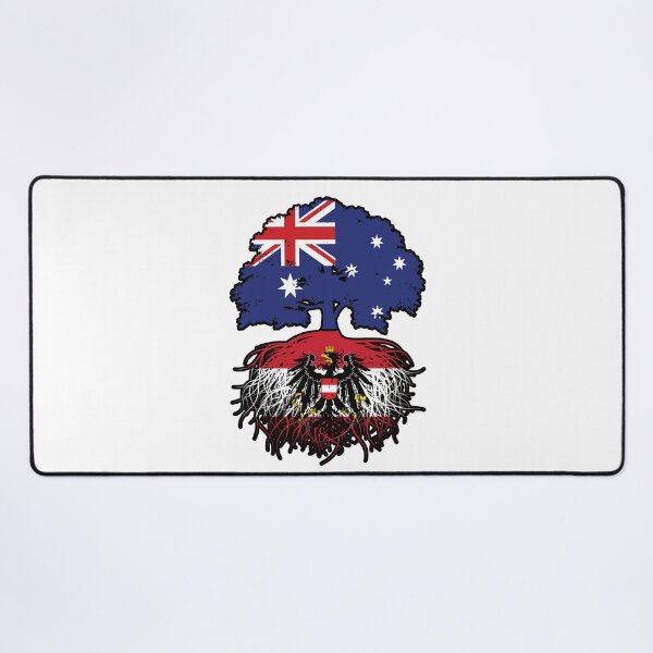 Item preview, Austria Austrian Australian Australia Tree Roots Flag designed and sold by FlagX.