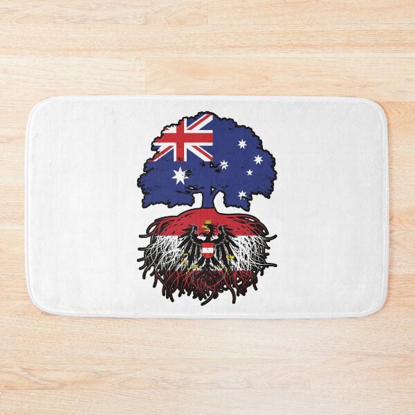 Item preview, Austria Austrian Australian Australia Tree Roots Flag designed and sold by FlagX.