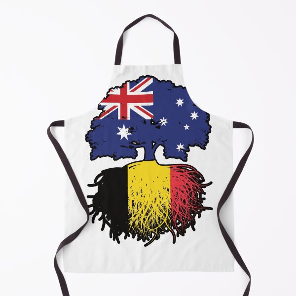 Item preview, Belgium Belgian Australian Australia Tree Roots Flag designed and sold by FlagX.