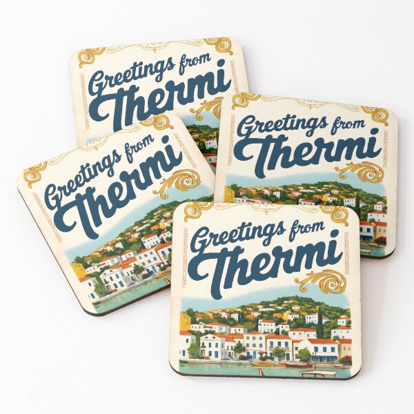 Item preview, Thermi Central Macedonia Postcard Vintage Retro Travel Vintage designed and sold by TravelPostcardGems.