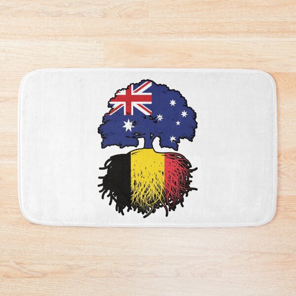 Item preview, Belgium Belgian Australian Australia Tree Roots Flag designed and sold by FlagX.