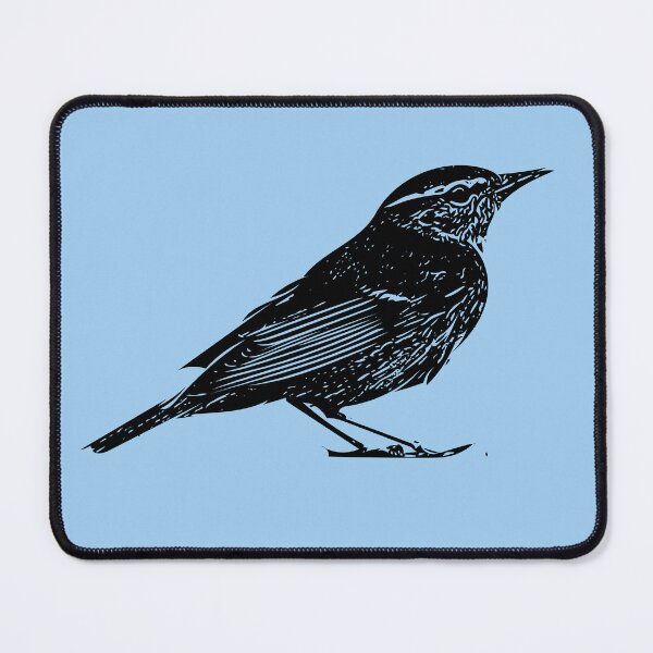 Item preview, Arctic Warbler Black Design  designed and sold by designsasstultd.
