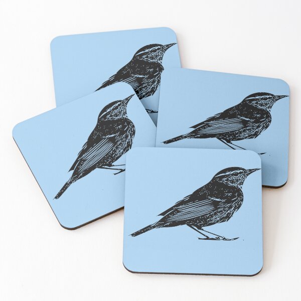 Item preview, Arctic Warbler Black Design  designed and sold by designsasstultd.