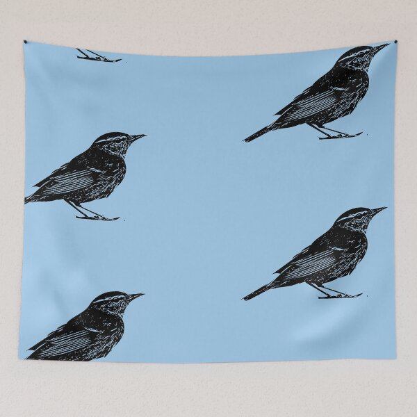 Item preview, Arctic Warbler Black Design  designed and sold by designsasstultd.